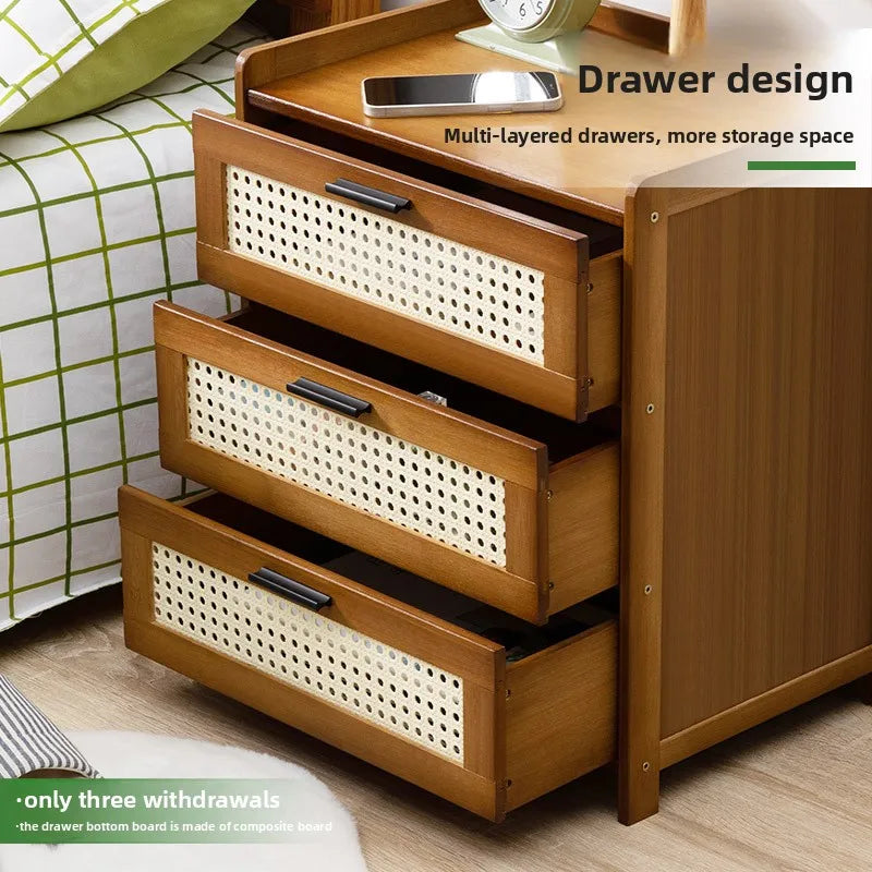 Schlafzimmer-Nachttisch, Schubladenschrank im Familien-Wohnzimmer-Stil, Snack-Aufbewahrungsschrank, Aufbewahrungsbox, Sofa-Beistelltisch