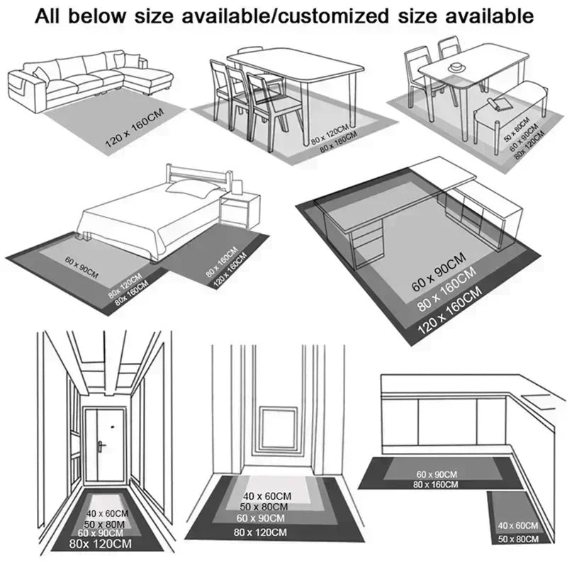 Moderne Wohnzimmer Teppich Home Decor Mode Luxus Trommel Abstrakte Musik Symbol Schwarz Weiß Plaid Große Bereich Schlafzimmer Dekor Teppiche