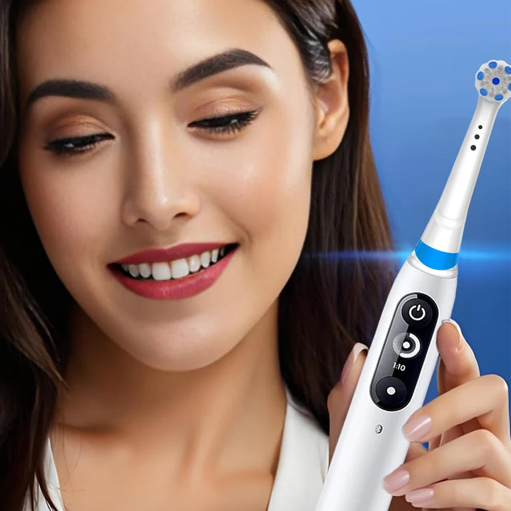 4 8 12er-Pack Zahnbürstenköpfe, kompatibel mit Oral B iO 2/3/4/5/6/7/8/9/10 Serie Ersatzbürstenköpfen für elektrische Zahnbürsten