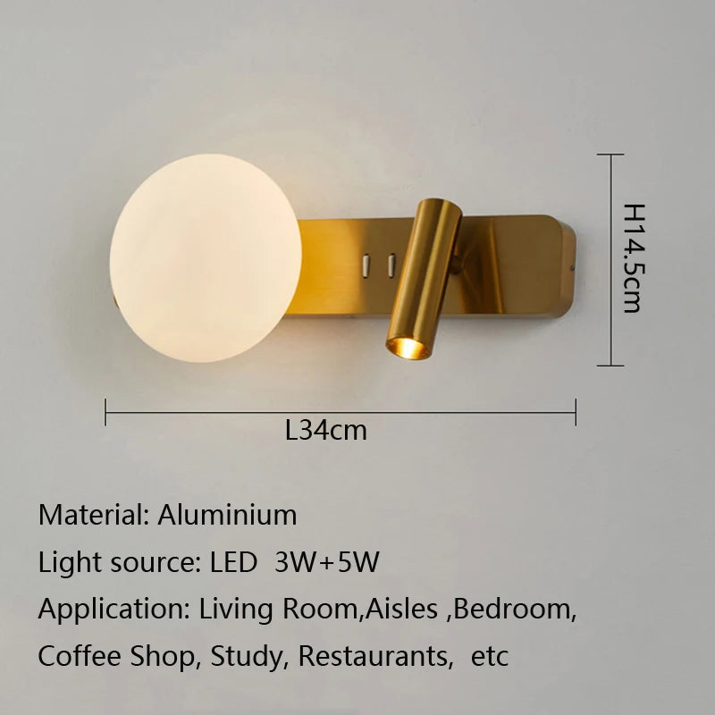 Schlafzimmer Nacht Led Wand Lampe Kreative Einfache Einstellbare Wand Lampe Moderne Wohnzimmer Gang Sofa TV Hintergrund Wand Lichter