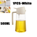 Öl Spray Topf 2-in-1 Kunststoff Haushalt Küche Öl Flasche Vernebler Nebel Füllung Kochen Öl Spray topf Dual Verwenden Camping