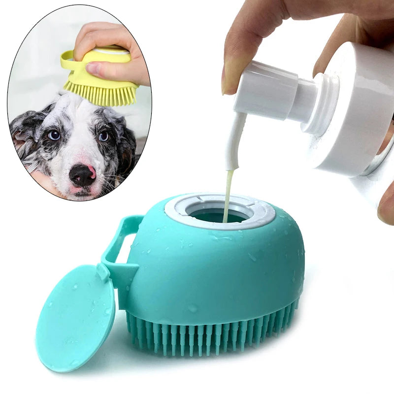 Badezimmer Welpen Großer Hund Katze Bad Massage Handschuhe Bürste Weiche Sicherheit Silikon Haustier Zubehör für Hunde Katzen Werkzeuge Mascotas Produkte