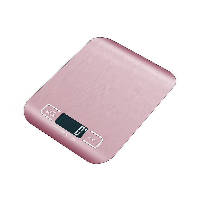 5kg/10kg Digital Kitchen Scales LCD Display Stainless Steel Electronic Scales Home Jewelry Food Snacks Weighing Baking Tools