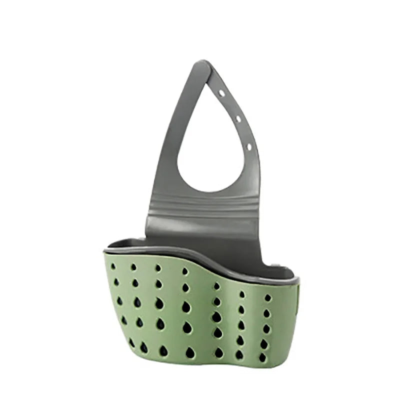 Küche Waschbecken Halter Hängen Ablauf Korb Einstellbare Seife Schwamm Regal Organizer Bad Wasserhahn Halter Rack Küche Zubehör