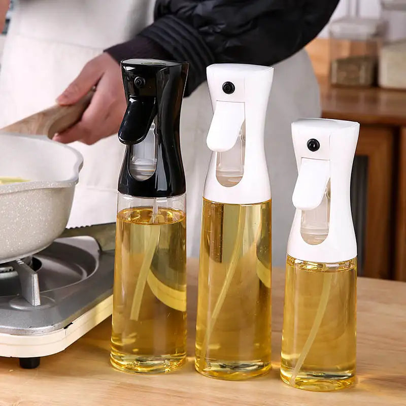 Oil Spray Bottle Spray Household Kitchen Spray Olive Oil Grill Fat Control Food Grade Glass Oil Spray Pot