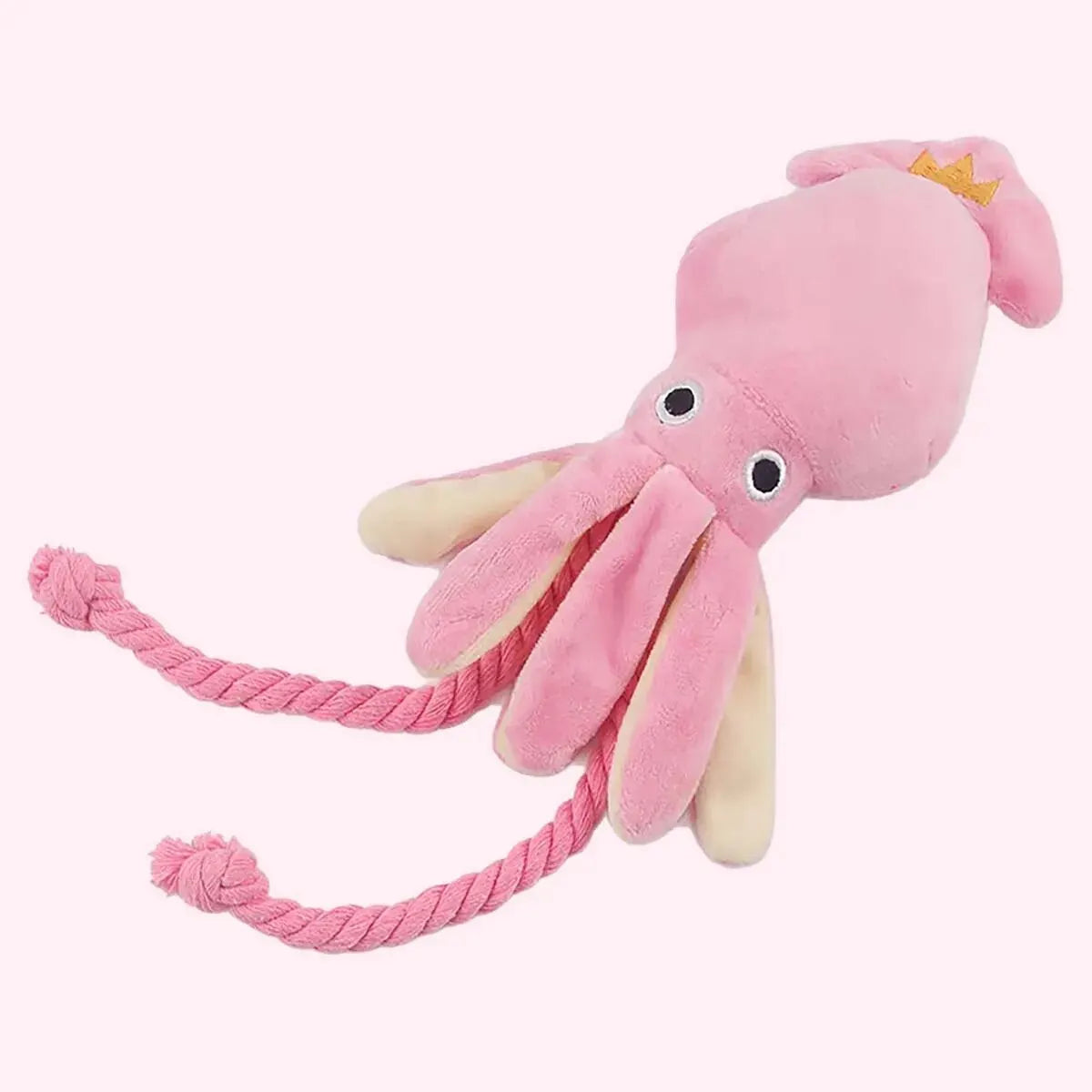 Supet pet octopus plüsch seil spielzeug ist bissfest, lustig und interaktiv, geeignet für den Innen-und Außenbereich