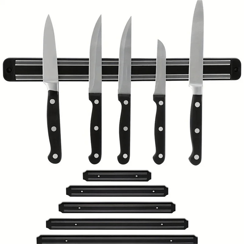Ein magnetischer, an der Wand montierter Messerhalter, Aufbewahrungsregal für Küchenutensilien, Lagerwerkzeuge und kleine Küchenwerkzeuge