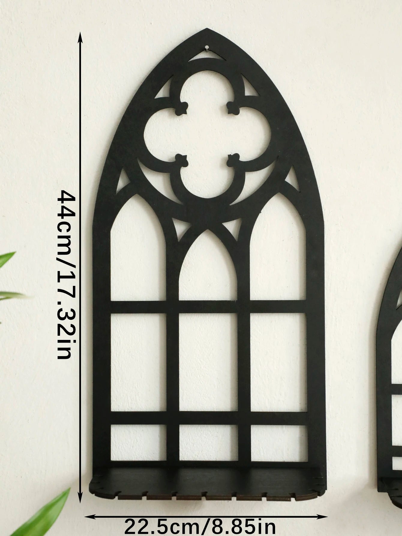 Gotische hölzerne hohle Wand dekoration Wand dekoration für Vintage Kathedrale Bogen rahmen Goth Raum dekor rustikale gruselige dekorative Geschenk