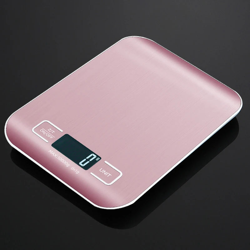 5kg/10kg Digital Kitchen Scales LCD Display Stainless Steel Electronic Scales Home Jewelry Food Snacks Weighing Baking Tools