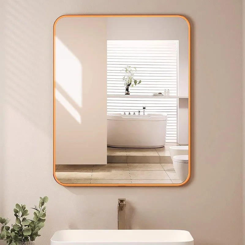 Badezimmer Luxus Spiegel Moderne Designer Ästhetische Nette Chinesische Rechteck Spiegel Mode Universal Dekoracyjne Lustra Room Decor