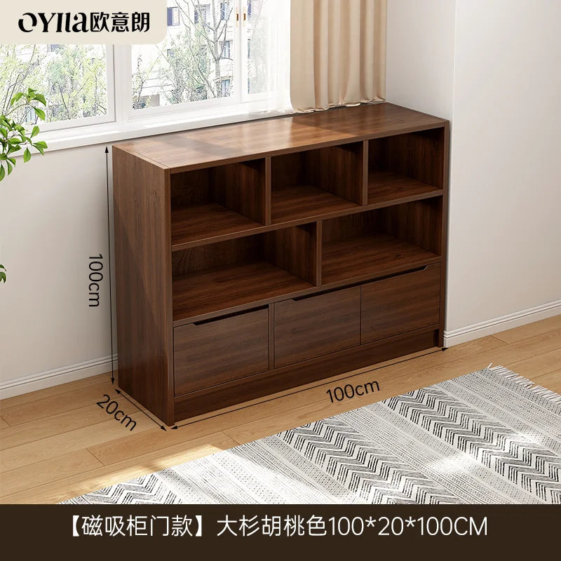 Mobile Librero Wohnzimmerschränke Design Aufbewahrungsorganizer Vitrine Weinschrank Bücherschrank Vorratsschrank Trendige Möbel