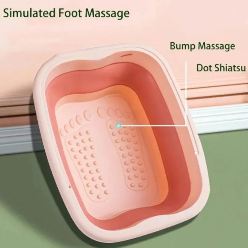 Faltbare Fußbad Massage Eimer Einweichen Eimer Klapp Becken Spa Fußbad Eimer Haushalt Sauna Badewanne Pediküre Bad Badewanne