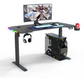 Büro-Gaming-Schreibtisch, Holz, Arbeitszimmer, verstellbar, modern, tragbar, Computer, günstige Computertische