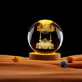 Ramadan Dekoration 3D Kristall Ball Nachtlicht Moschee Schloss Mond Leuchtende Ornament Muslimischen Islam Party Decor Ramadan Kareem Geschenk