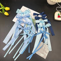 Rosa Schleife Wanddekoration, DIY Schleife Fotohintergrund, Schleifen Girlande, Partydekoration für Geburtstag, Hochzeitsfeier, Weihnachtsbaumschmuck