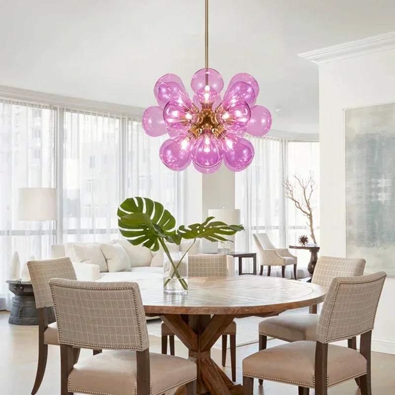 Neue Kinderzimmer Schlafzimmer Designer Glas Kronleuchter Moderne Minimal Wohnzimmer Restaurant Anhänger Lampe Wohnkultur LED Licht