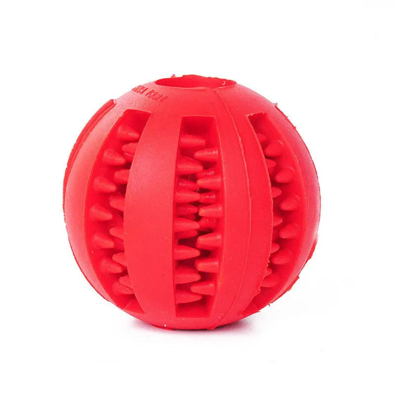 Hundespielzeugball, ungiftiger, bissfester Spielzeugball für Hunde, Welpen, Katzen, Hunde, Tiernahrung, Leckerli, Futterspender, Kaugel, Zahnreinigungsball