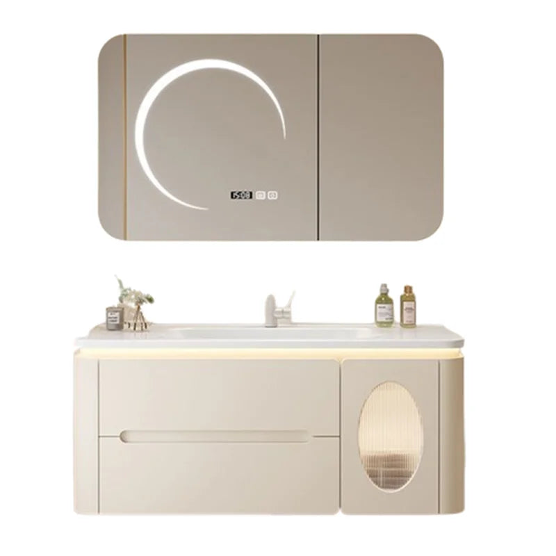 Spiegel Schwimmender Badezimmerschrank Waschbecken Schublade Regale Eitelkeit Badezimmerschrank Moderne Aufbewahrung Armoire De Rangement Zubehör