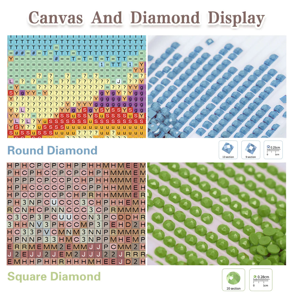 Diy Diamant Malerei Bibliothek Landschaft voller Diamant Mosaik Kunst Strass Landschaft Home Dekoration