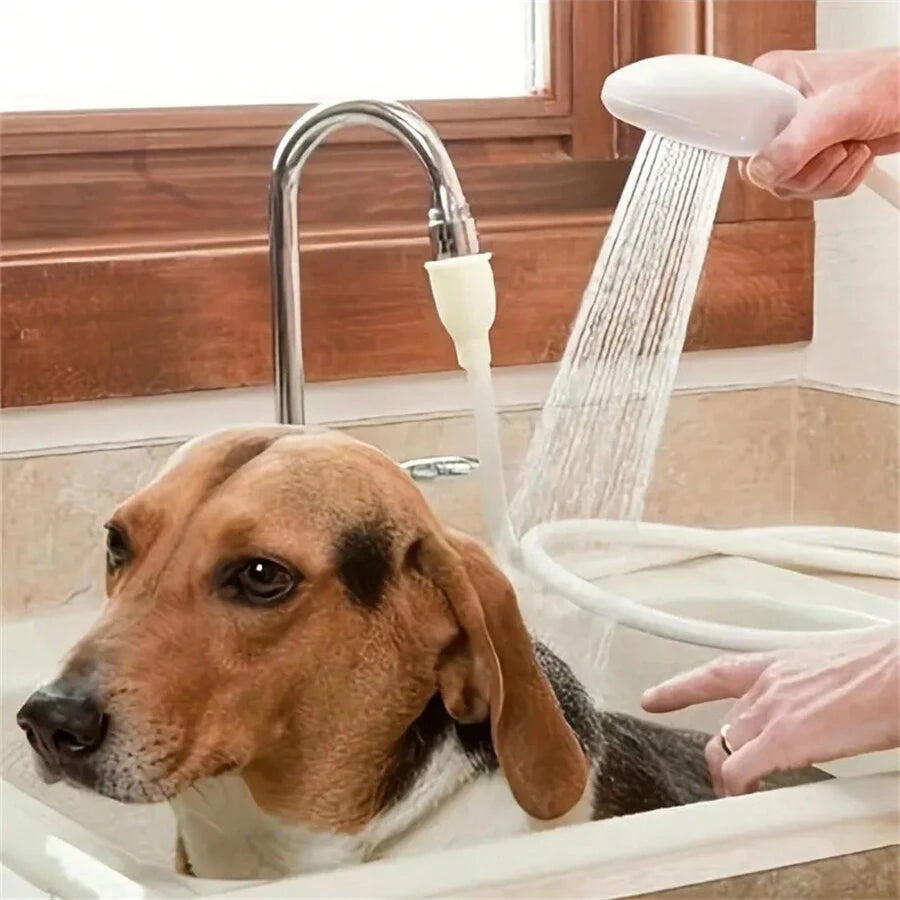 Multifunktionale Wasserhahn Dusche Sprinkler Abflussfilter Schlauch Waschbecken Waschkopf Dusche Extender Badezimmer Haustier Bad Reinigungsmittel