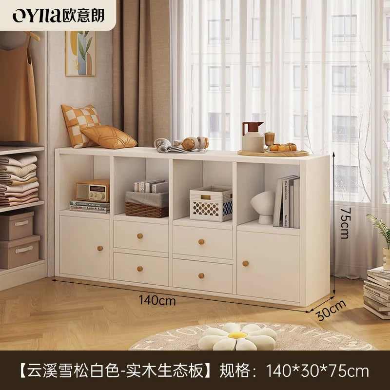 Mobile Librero Wohnzimmerschränke Design Aufbewahrungsorganizer Vitrine Weinschrank Bücherschrank Vorratsschrank Trendige Möbel