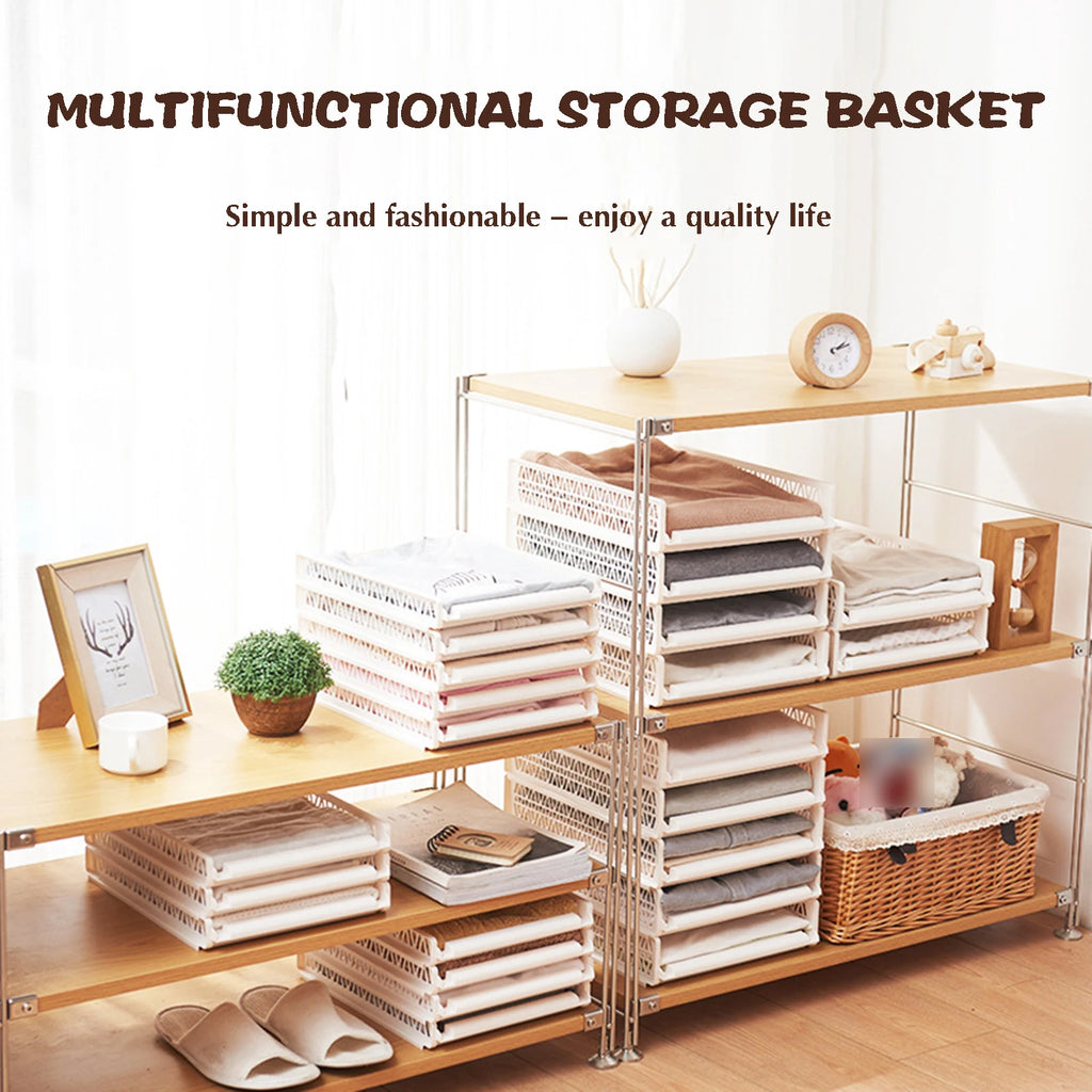 Schlafzimmer Lagerung Regale Kleiderschrank Schrank Layered Partitionen Hause Schubladen Organizer Stapelbare Lagerung Box Raum Trennung Werkzeug