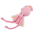Supet pet octopus plüsch seil spielzeug ist bissfest, lustig und interaktiv, geeignet für den Innen-und Außenbereich