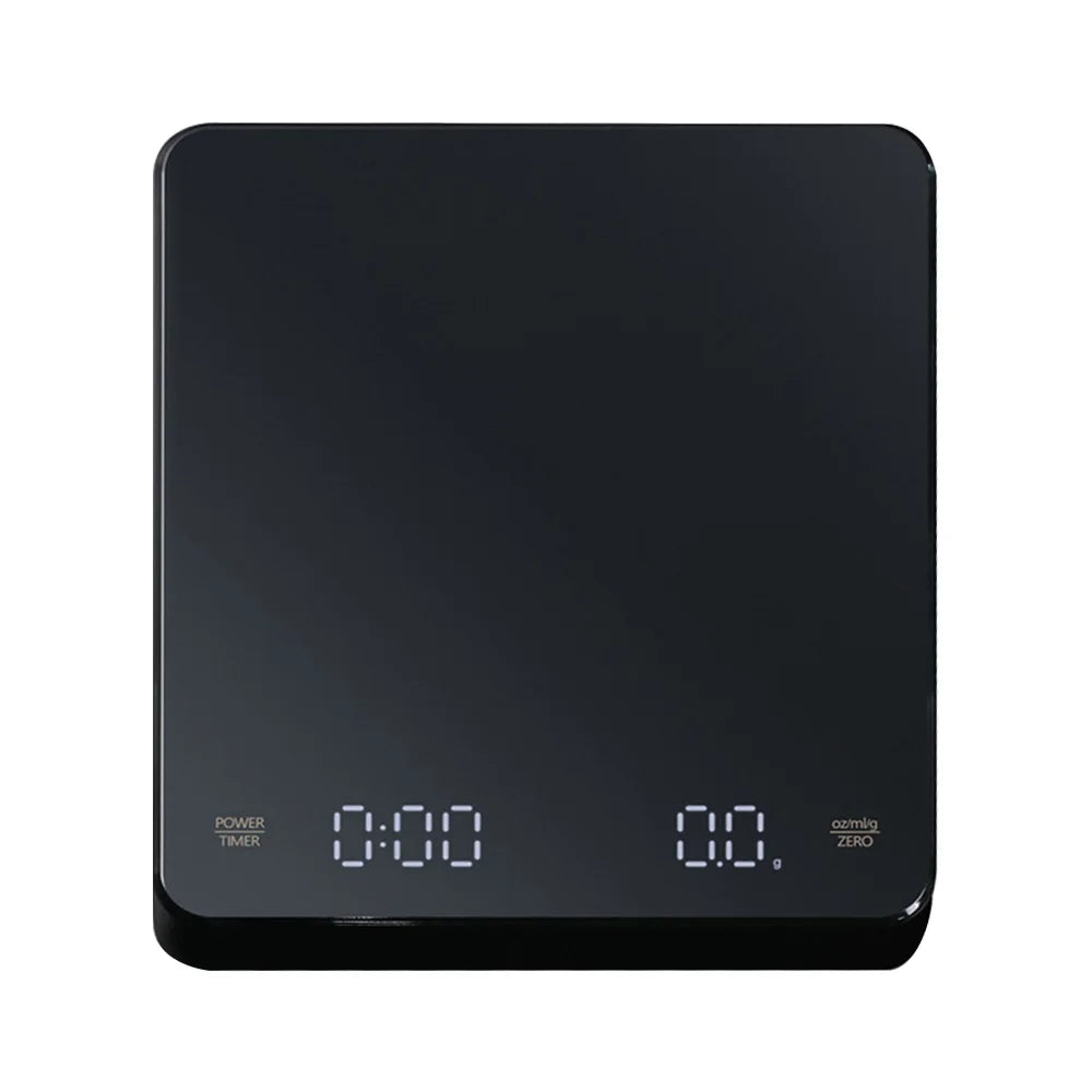 Digitale Kaffeewaage mit Timer, LED-Bildschirm, Espresso, USB, 3 kg, max. Wiegen 0,1 g, hochpräzise Messungen in Oz/ml/g, Küchenwaage
