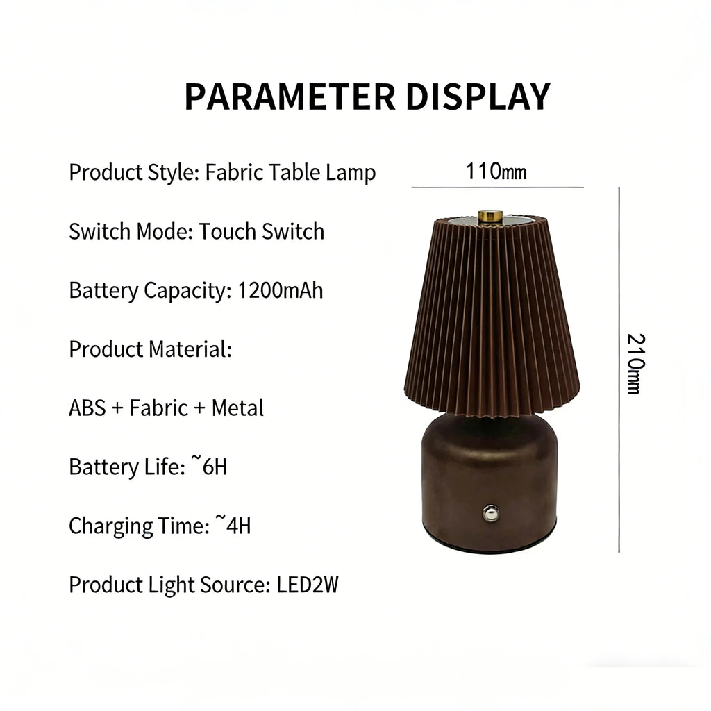 Nachttischlampe Schlafzimmer Kleine Nachtleuchte Homestay Atmosphärenlicht LED-Licht mit Einstellbarer Helligkeit Umgebungsdekoration