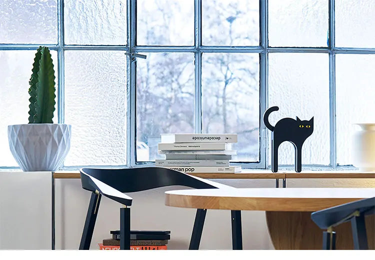 Schwarze Katze Dekoration Wand Desktop nordischen Ins Stil kreative Zuhause modernen Stil Schlafzimmer Wohnzimmer Couch tisch Wohn accessoires