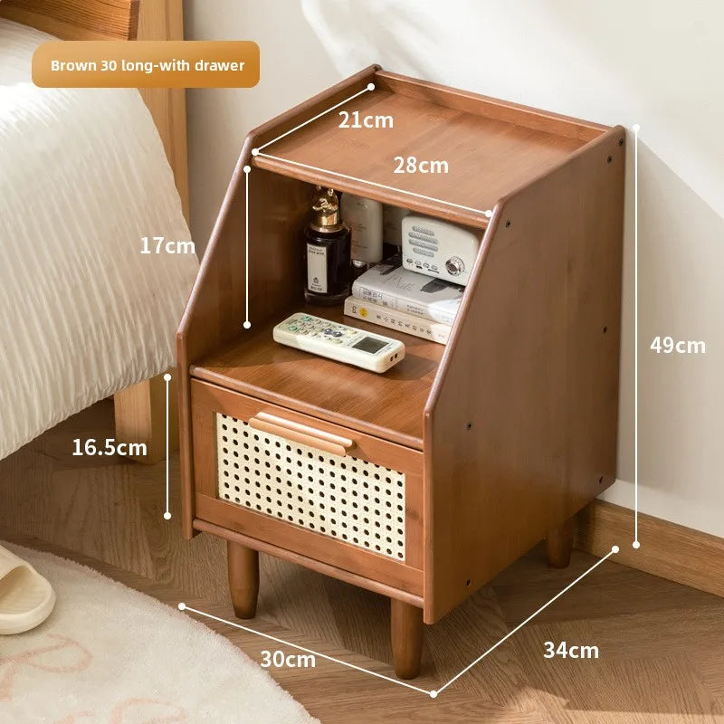 Schlafzimmer-Nachttisch, Schubladenschrank im Familien-Wohnzimmer-Stil, Snack-Aufbewahrungsschrank, Aufbewahrungsbox, Sofa-Beistelltisch