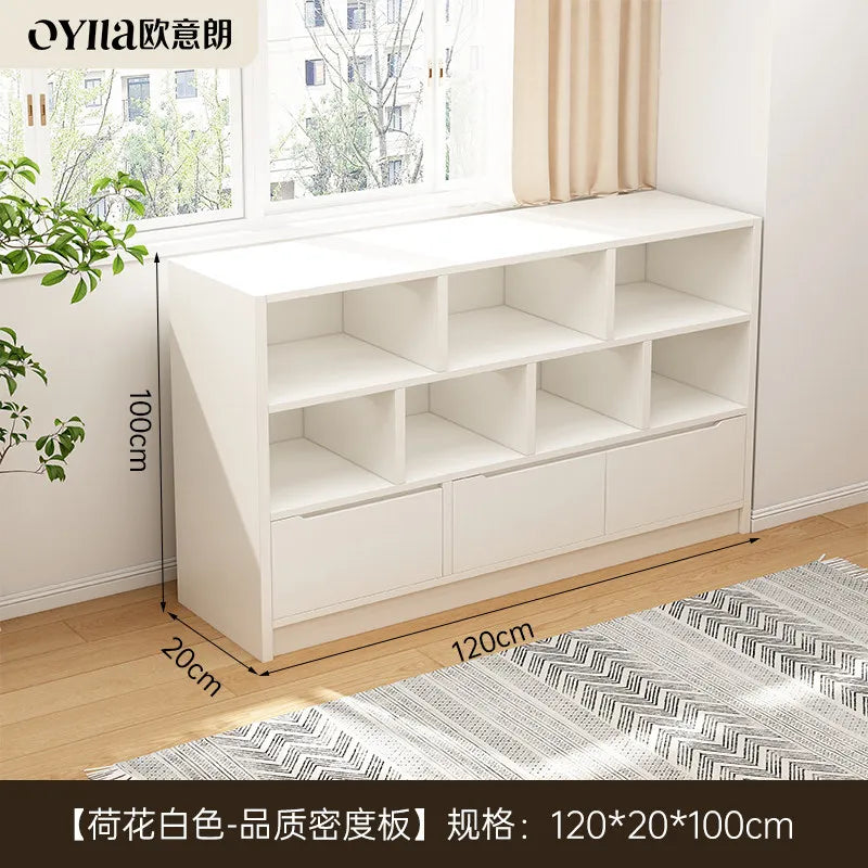 Mobile Librero Wohnzimmerschränke Design Aufbewahrungsorganizer Vitrine Weinschrank Bücherschrank Vorratsschrank Trendige Möbel