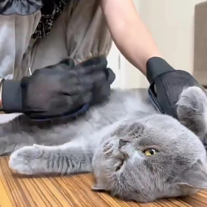 Silikon-Haustierpflegehandschuhe, Katzenhaarbürste und Kammhandschuhe zum Baden von Hunden, Reinigung, Haarentfernung für Hunde, Zubehör für den Tiergebrauch