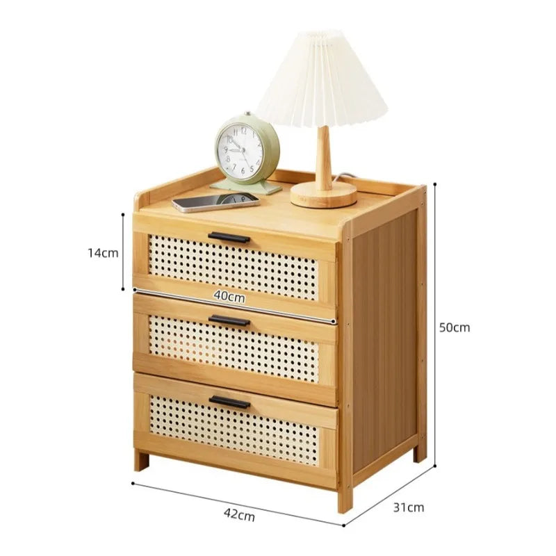 Schlafzimmer-Nachttisch, Schubladenschrank im Familien-Wohnzimmer-Stil, Snack-Aufbewahrungsschrank, Aufbewahrungsbox, Sofa-Beistelltisch