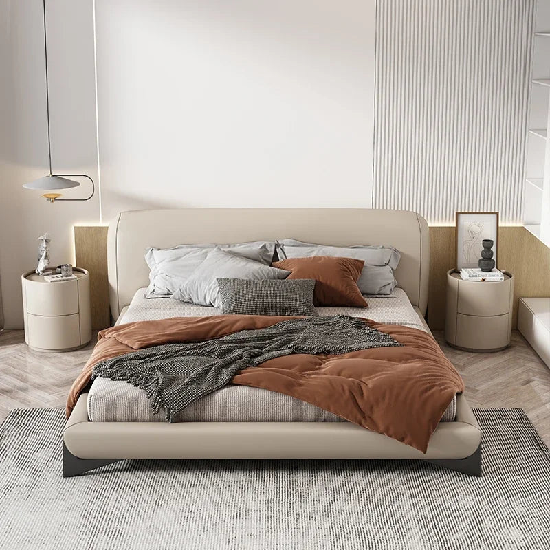 Home Wohnzimmer Sofa Seitenschrank, kreativer runder Nachttisch aus massivem Holz, neuer einfacher moderner kleiner Schlafzimmer-Aufbewahrungsschrank