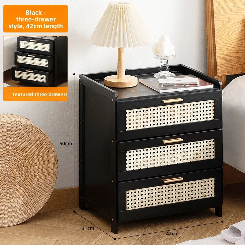 Schlafzimmer-Nachttisch, Schubladenschrank im Familien-Wohnzimmer-Stil, Snack-Aufbewahrungsschrank, Aufbewahrungsbox, Sofa-Beistelltisch