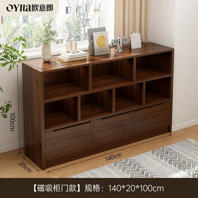 Mobile Librero Wohnzimmerschränke Design Aufbewahrungsorganizer Vitrine Weinschrank Bücherschrank Vorratsschrank Trendige Möbel