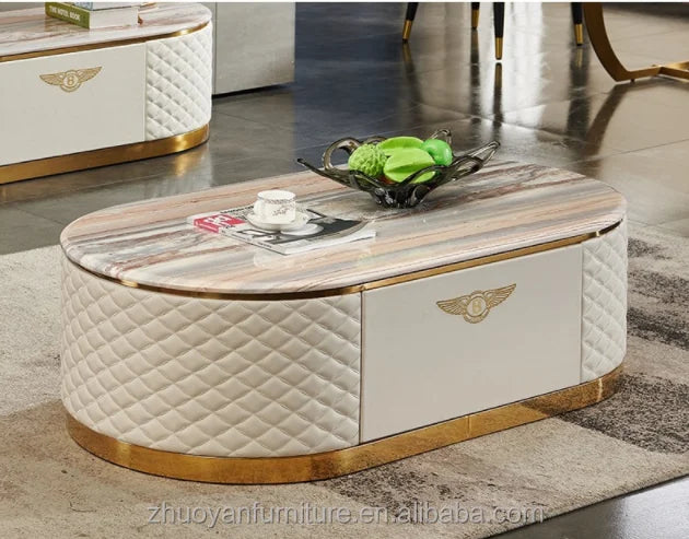 Modernes, schlichtes Wohnzimmermöbel-Set aus MDF, gepolstert mit TV-Schränken aus PU-Leder, Designs für Möbel