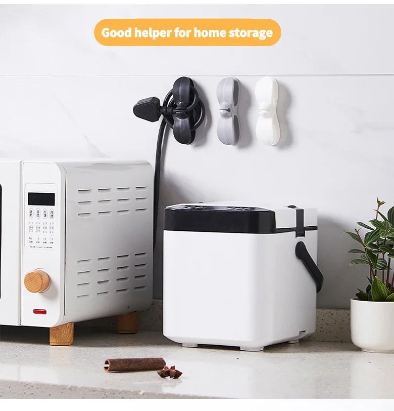 Cord Organizer for Kitchen Appliances, Fixed Power Cord Organizer for Household, Cable and Wire Management, Home Storage Tools