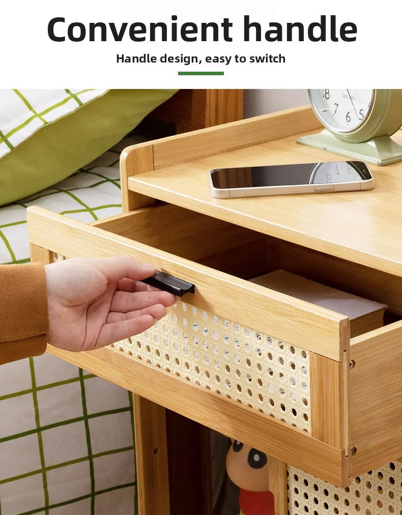 Schlafzimmer-Nachttisch, Schubladenschrank im Familien-Wohnzimmer-Stil, Snack-Aufbewahrungsschrank, Aufbewahrungsbox, Sofa-Beistelltisch
