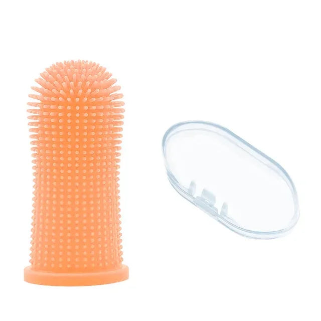 Hund Super Weiche Haustier Finger Zahnbürste Zähne Reinigung Atem Pflege Ungiftige Silikon Zahnbürste Katze Hund Zahnbürste Haustier Produkte