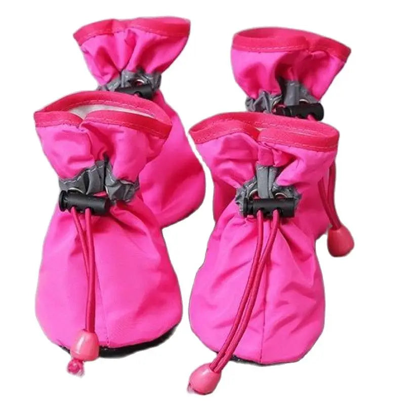 4 teile/satz Wasserdichte Haustier Hund Schuhe Anti-slip Regen Stiefel Schuhe für Kleine Katzen Hunde Welpen Hund Haustier Booties pet Pfote Zubehör