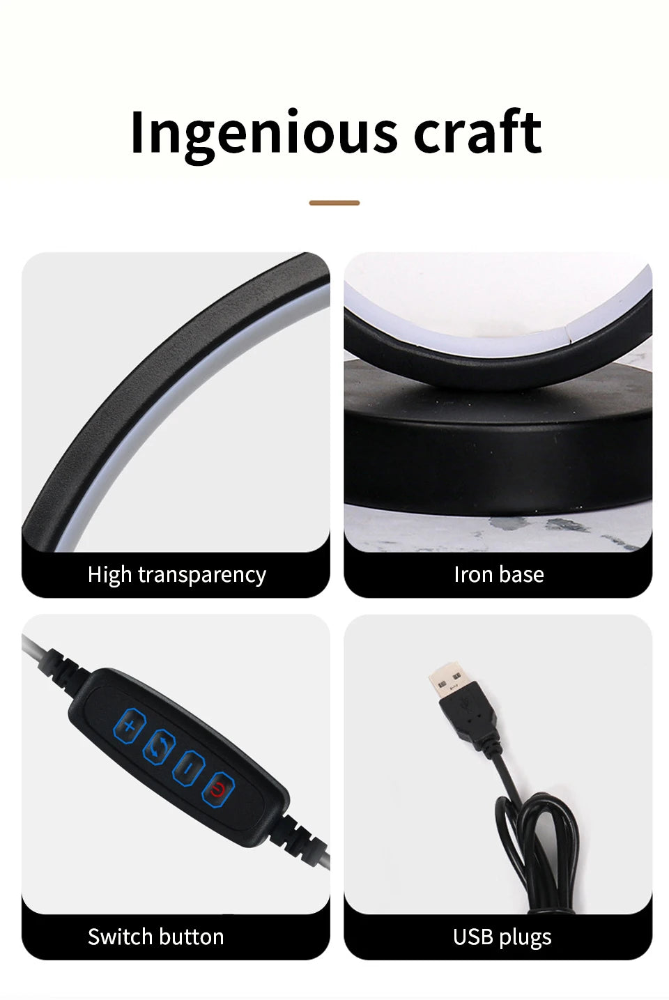 Schlafzimmer Ring Nacht Lampe Wohnzimmer Drei Farbe Dimmbare Bett Lampe Led Nacht Lampe Umgebungs Licht Schreibtisch Nachttisch Tisch Zubehör